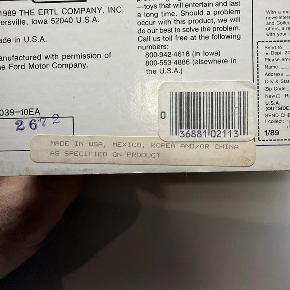 Ertl 1:25 Scale Ford 1913 Model T Publix Presto Diecast Coin Bank. *No Box* - Picture 9 of 10
